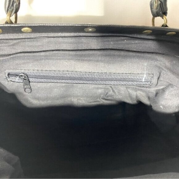 Vintage 90’s Multicolour Patchwork Leather Handbag Purse - Picture 14 of 15